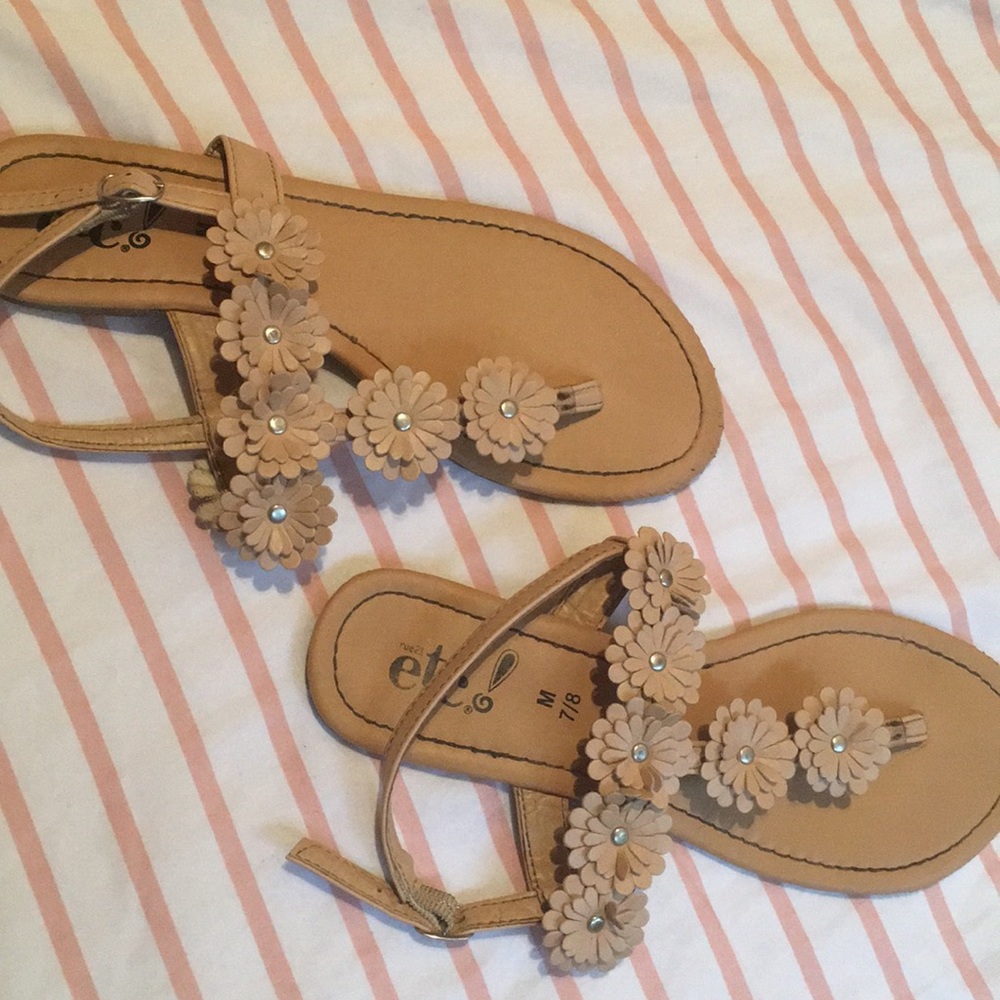 Tan sandals